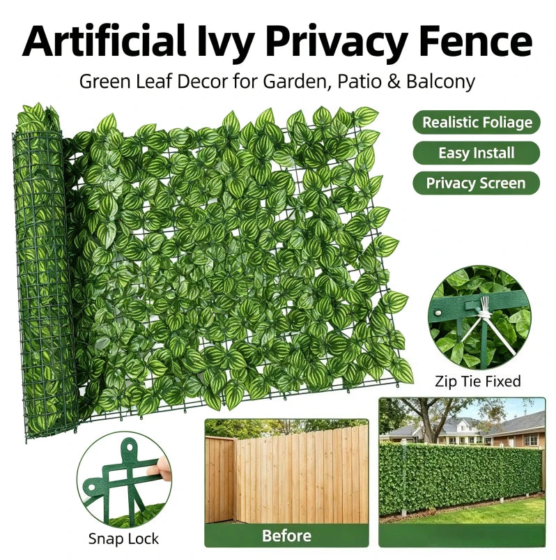 Artificial Ivy Screen – Five Size Options