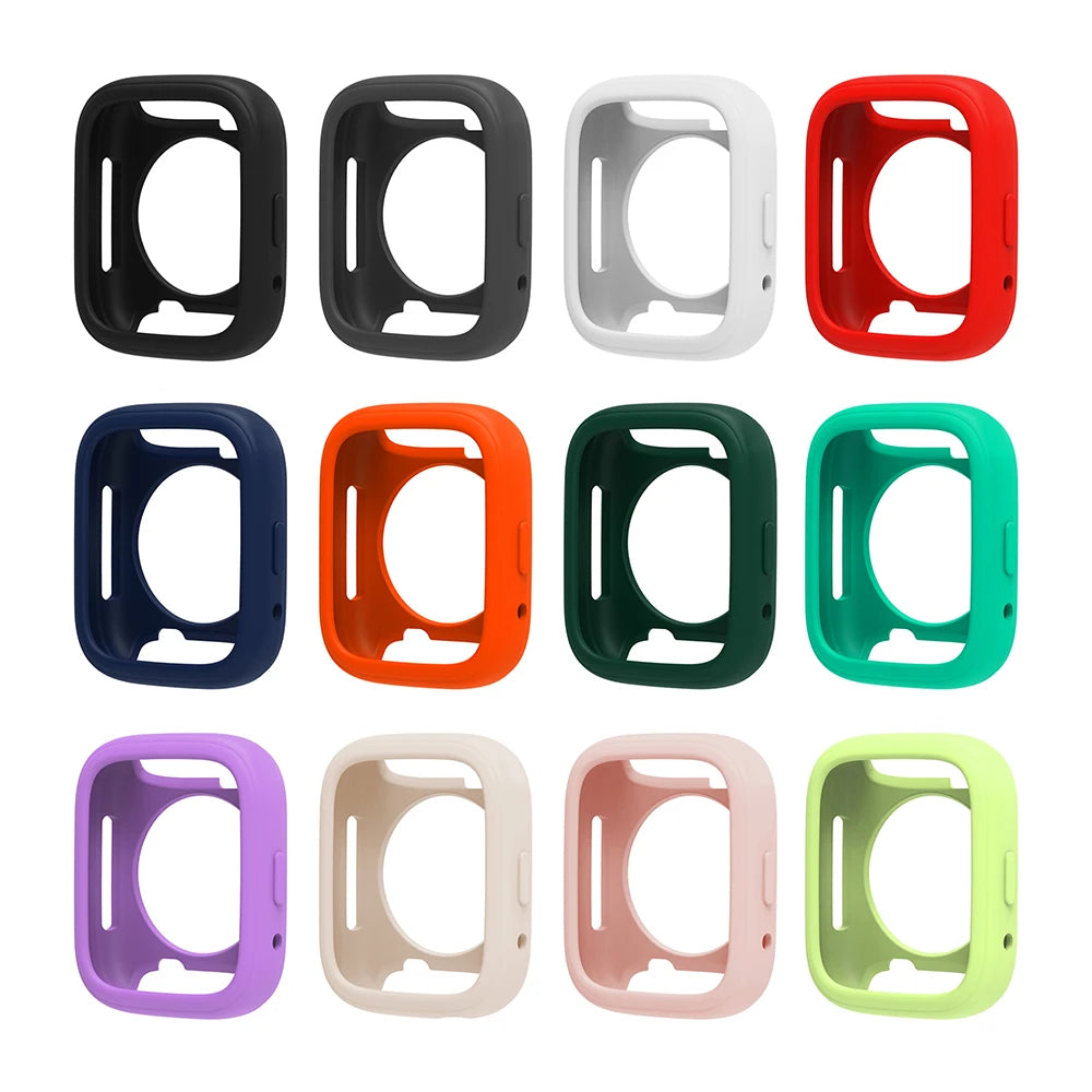 Silicone Strap For Redmi Watch 3 Active/Lite Smart Watch Band + Protective Case Shell
