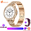 2024New Fashion Women Smart Watch 360*360 HD Screen Sports Bracelet Custom Dial Heart Rate Voice Call Smartwatch For Android IOS
