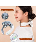 Smart Neck Massager for Adults, 5 Massage Modes, Ergonomic Portable Neck Device for Office, Home & Travel Relaxation