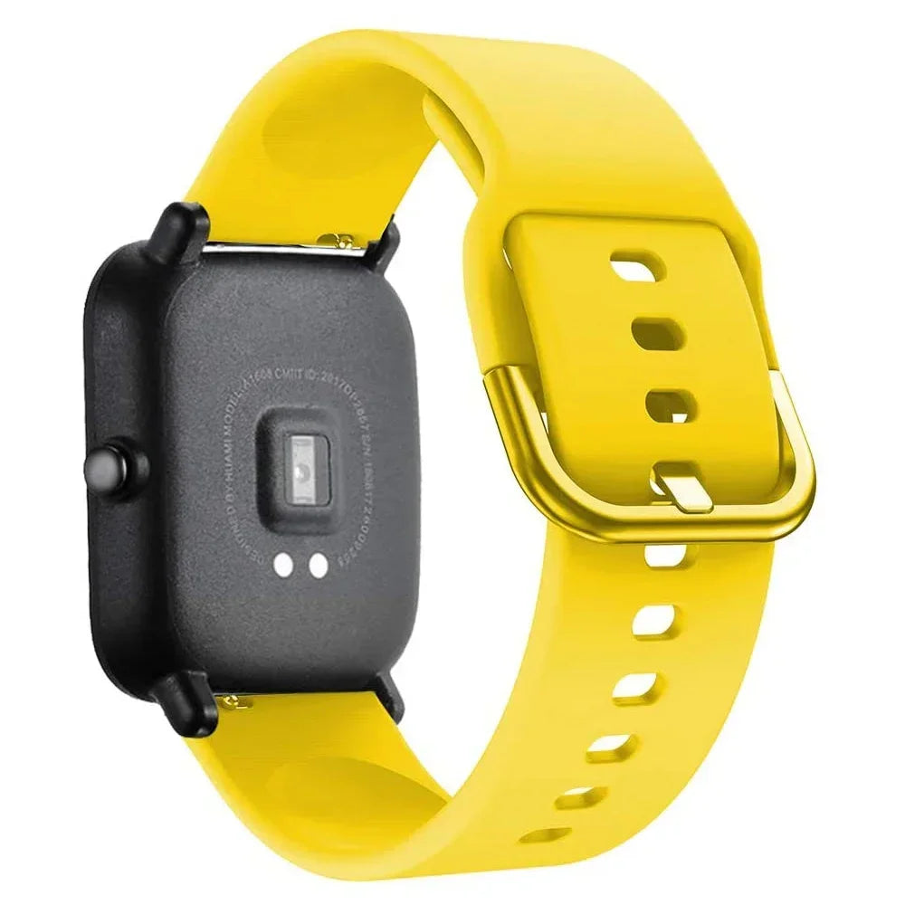 Silicone Strap For Amazfit GTS 4/2e/3/2 GTS2 Mini/GTR 4/3/Pro/2/2e Sport Bracelet Huawei watch Gt 5-4-2e-3-3 pro 20mm 22mm Bands