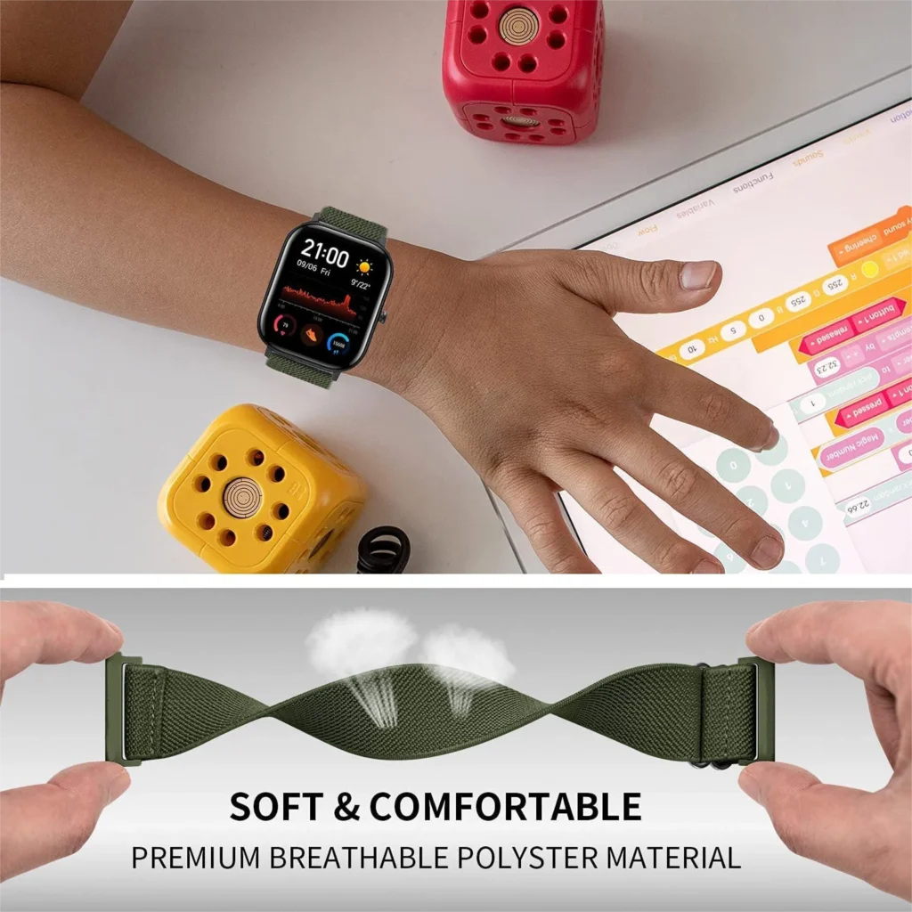 Nylon band For Amazfit GTS 4/2/2e/3/GTS2 Mini/GTR/4/3/Pro/GTR2/stratos Bracelet correa Amazfit bip 6 5 3 20mm/22mm Watch straps