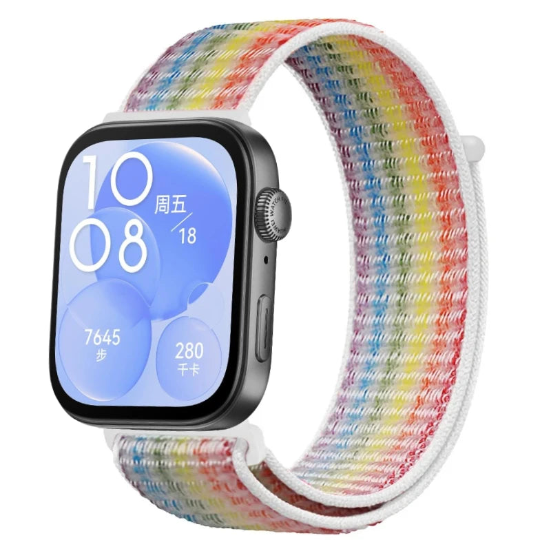 Nylon Loop Strap For Huawei Watch Fit 5/4/3 Sport Breathable Replacement Bracelet Wristband Huawei Watch Fit 4 5 Pro Accessories