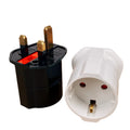 1PCS European 2 Pin to UK 3 Pin Plug Adaptor Travel Mains Adapter EU to UK Converter for Electrical Appliances