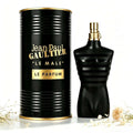 Jean Paul Gaultier Le Male Le Parfum EDP Intense 125ML Perfume For Men Deep Warm Vanilla Cardamom Woody Oriental Aroma Long Lasting Unique Matte Black Torso Shaped Bottle With Gold Cap Complete Brown Cylinder Box Dating Club