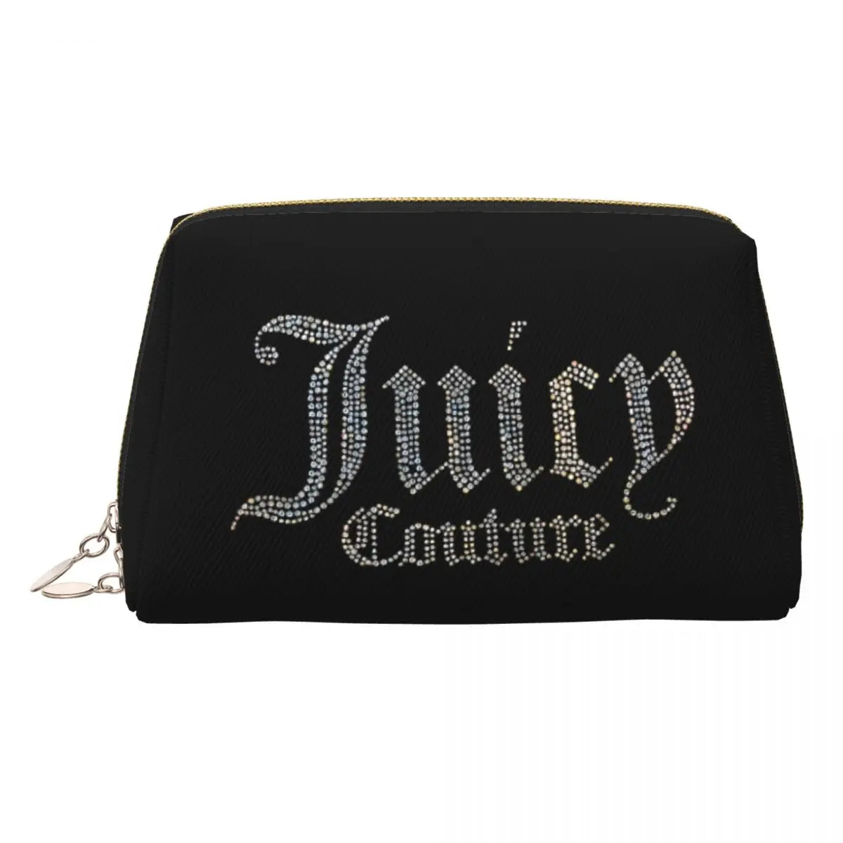 J-Juicy-C-Couture Makeup Bag Zipper Pouch Travel Cosmetic Bags Large Leather Portable Cosmetic Bag for Women