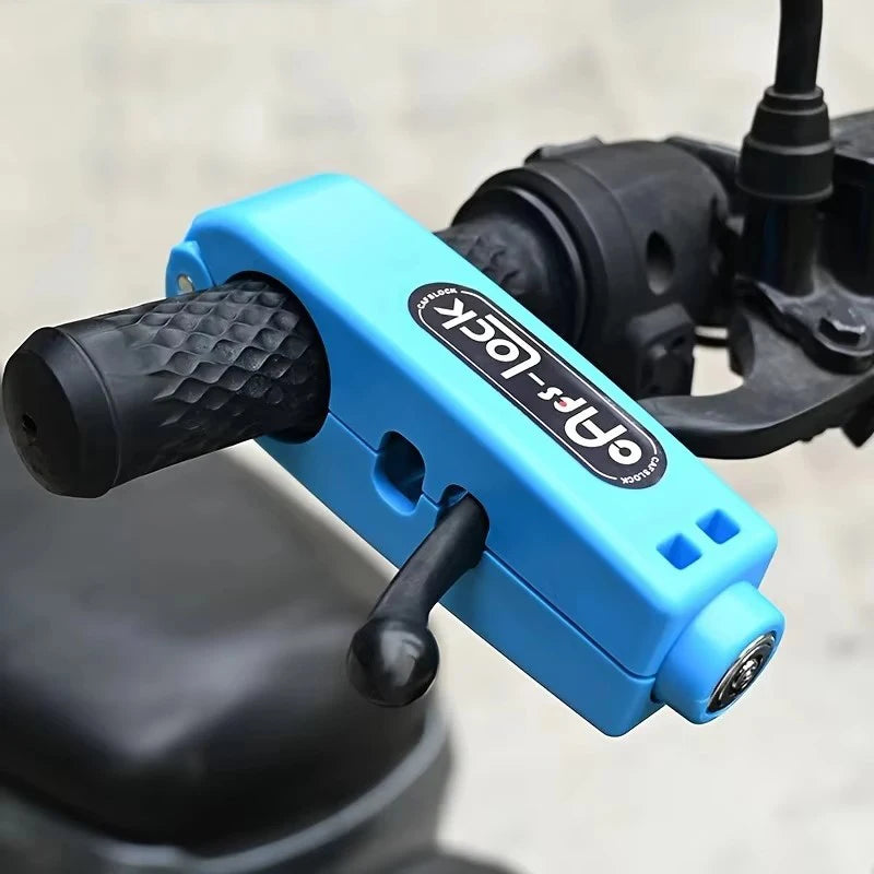 Motorcycle Handlebar Lock Anti Theft Throttle Grip Clutch Brake Lock Adjustable Universal For Motorbikes Scooter Electric Bike