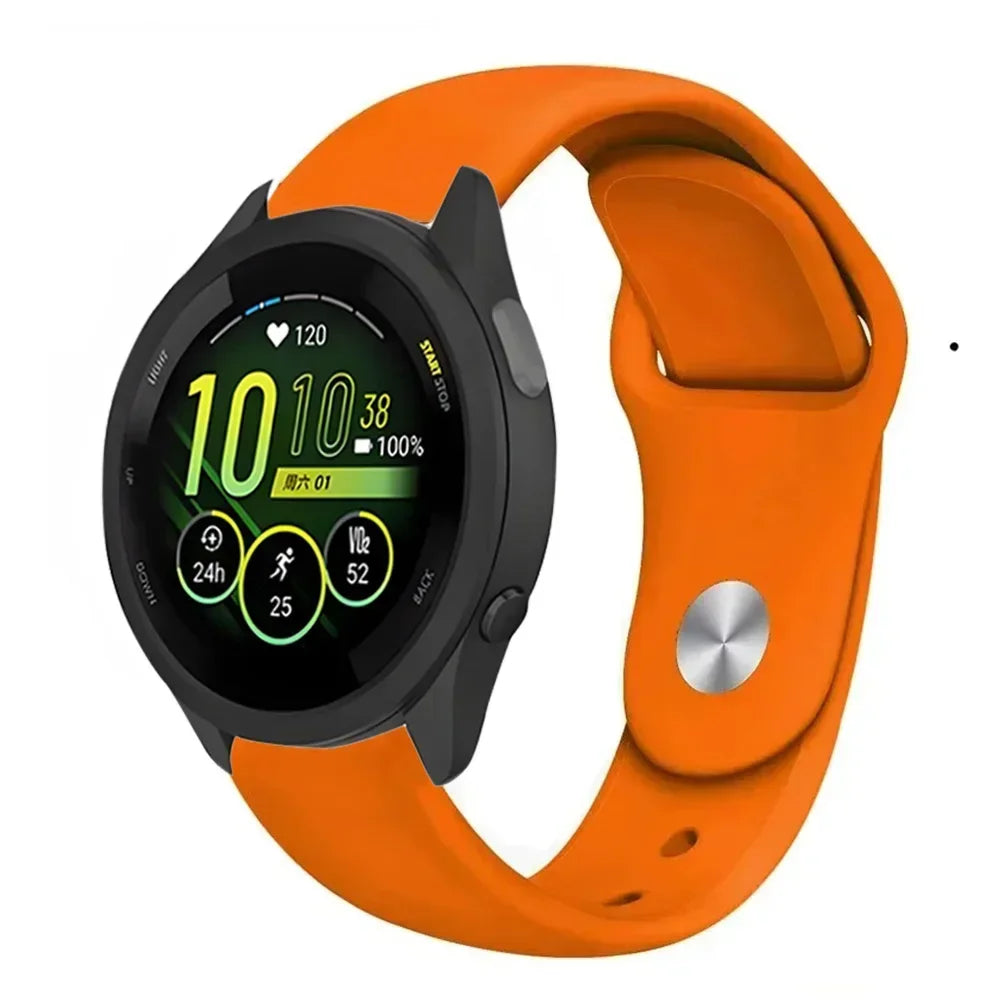 18/20/22mm Soft Silicone Strap For Gramin Forerunner 55 165 645 965 255/265 bracelet Accessories Wristband Garmin Venu 3S Correa