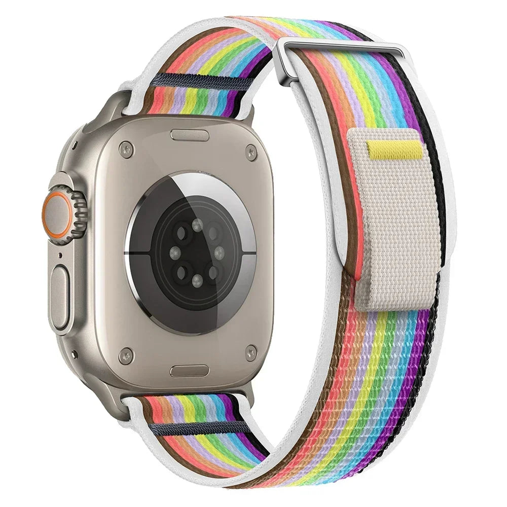 Trail Loop Strap For Apple Watch Ultra 3/2 49mm Series 11 10 9 8 7 46mm 45mm 41mm 42mm Sports Nylon Wristband iWatch 6 5 SE 44mm