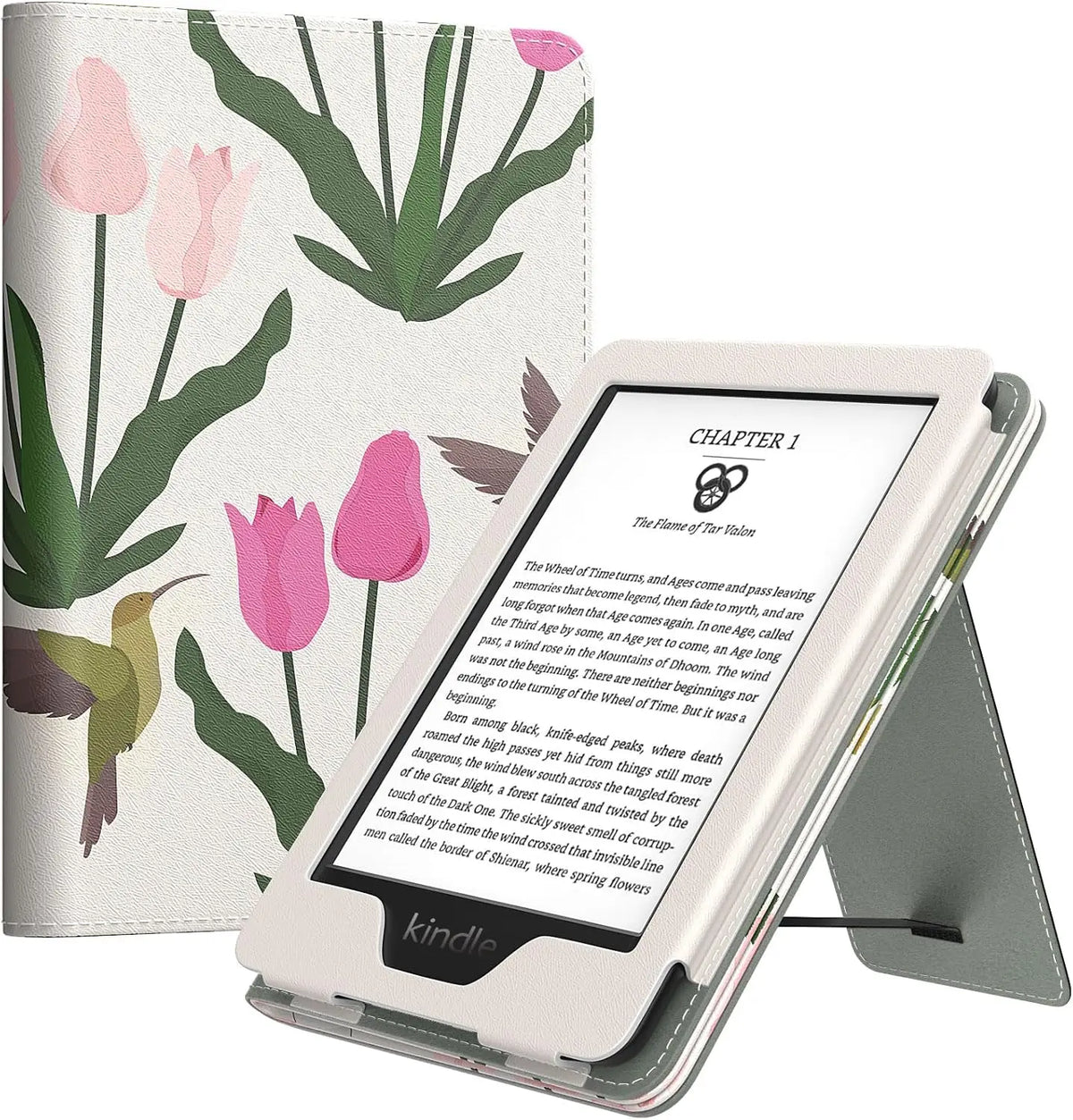 Case for 6" Kindle(11th Generation, 2024/2022 Release)/(10th Gen,2019)/Kindle(8th Gen, 2016), Ultra Lightweight PU Shell Cover