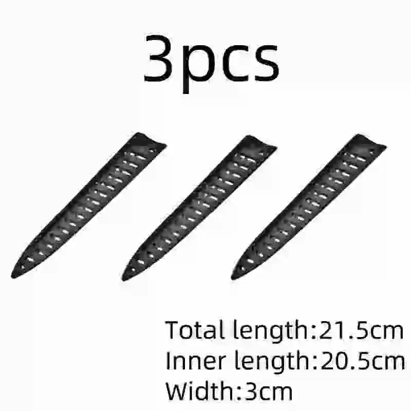 Kitchen Knife Sheath Black Plastic Knife Covers Knife Blade Protector Cover Guards Case Kitchen Accessories кухонні аксесуари