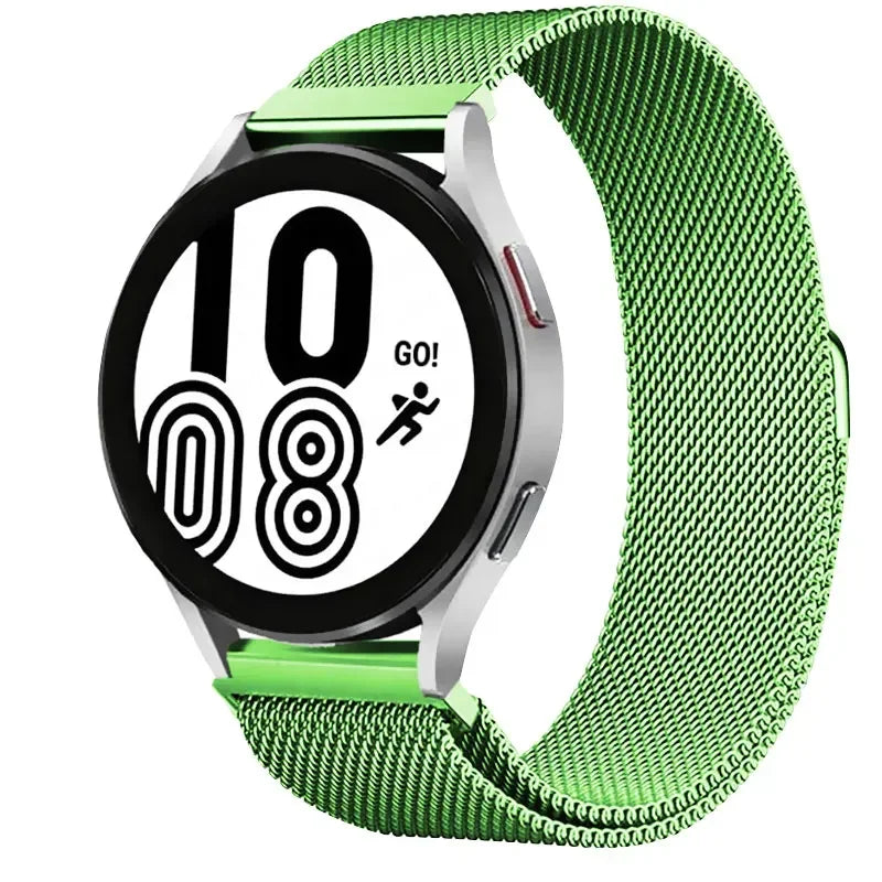 Milanese Loop band For Samsung Galaxy watch 6 5 4 classic Metal strap 20mm 22mm bracelet huawei gt/Amazfit GTS 4/GTR 2e/Bip 3-5