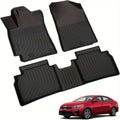 Orealauto Car Floor Mats Replacement For Kia Forte 2019-2024 Durable Odorless Front Rear Heavy Duty Carpeted Storage All Weather Anti-Slip Liners