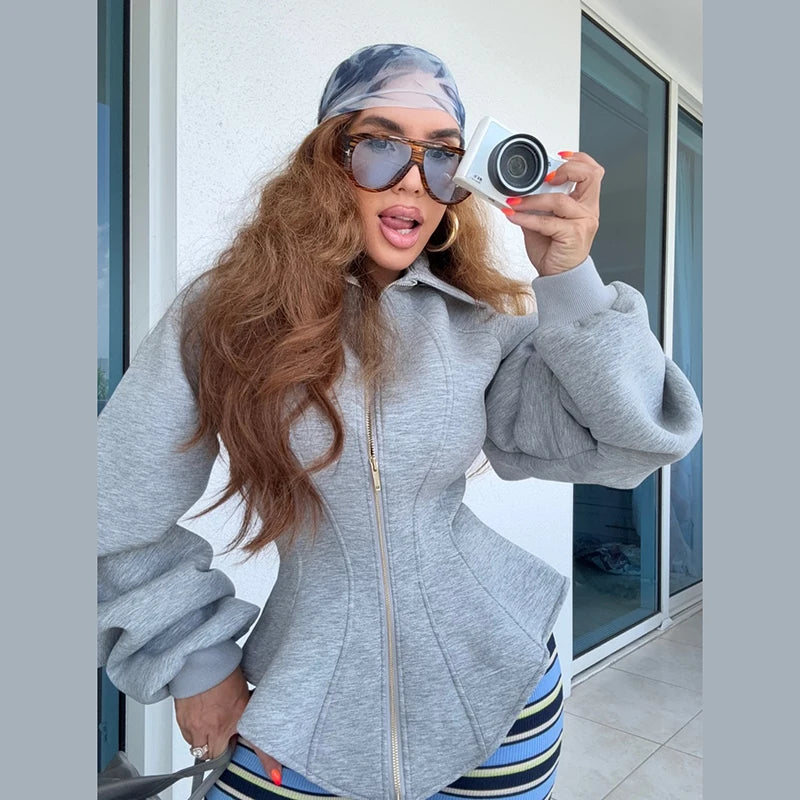 Fashion Tassels Hem Women's Coat Trouser Suit Long Sleeve Waist-Closed Turn-Down Collar Wide Leg Pant 2026 Autumn Chic Lady Set