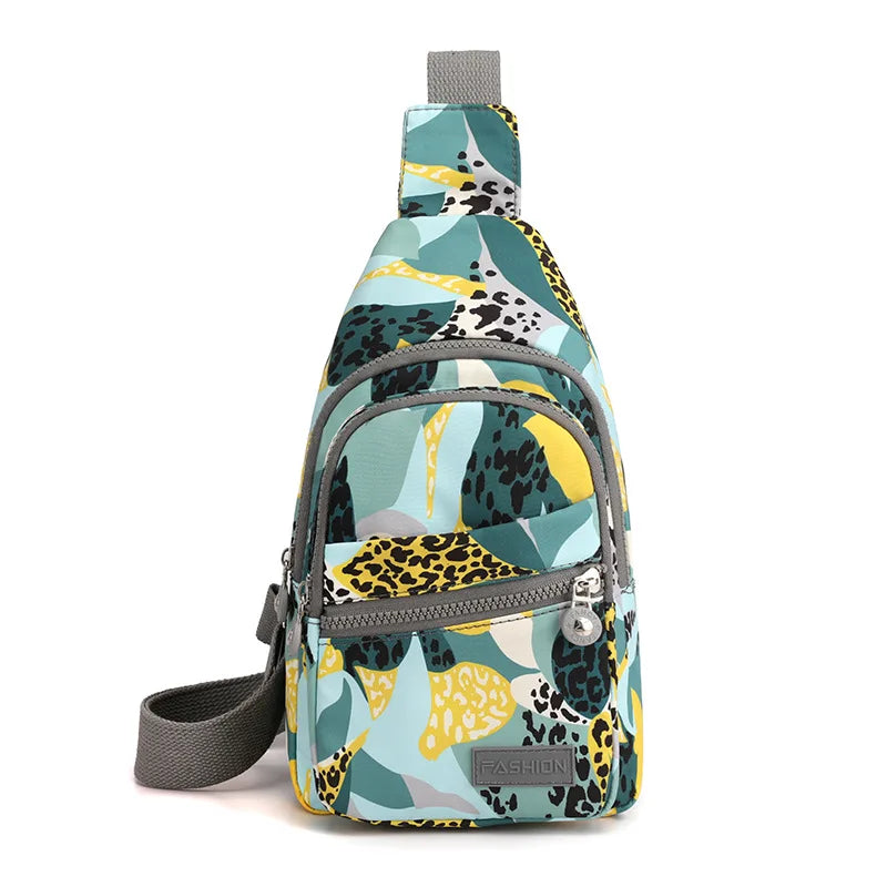 Women Mini Backpack Small Chest Bag Oxford Cloth Waterproof Fashion Messenger Bag Female Sports Bag Travel Bagpack Crossbody Bag