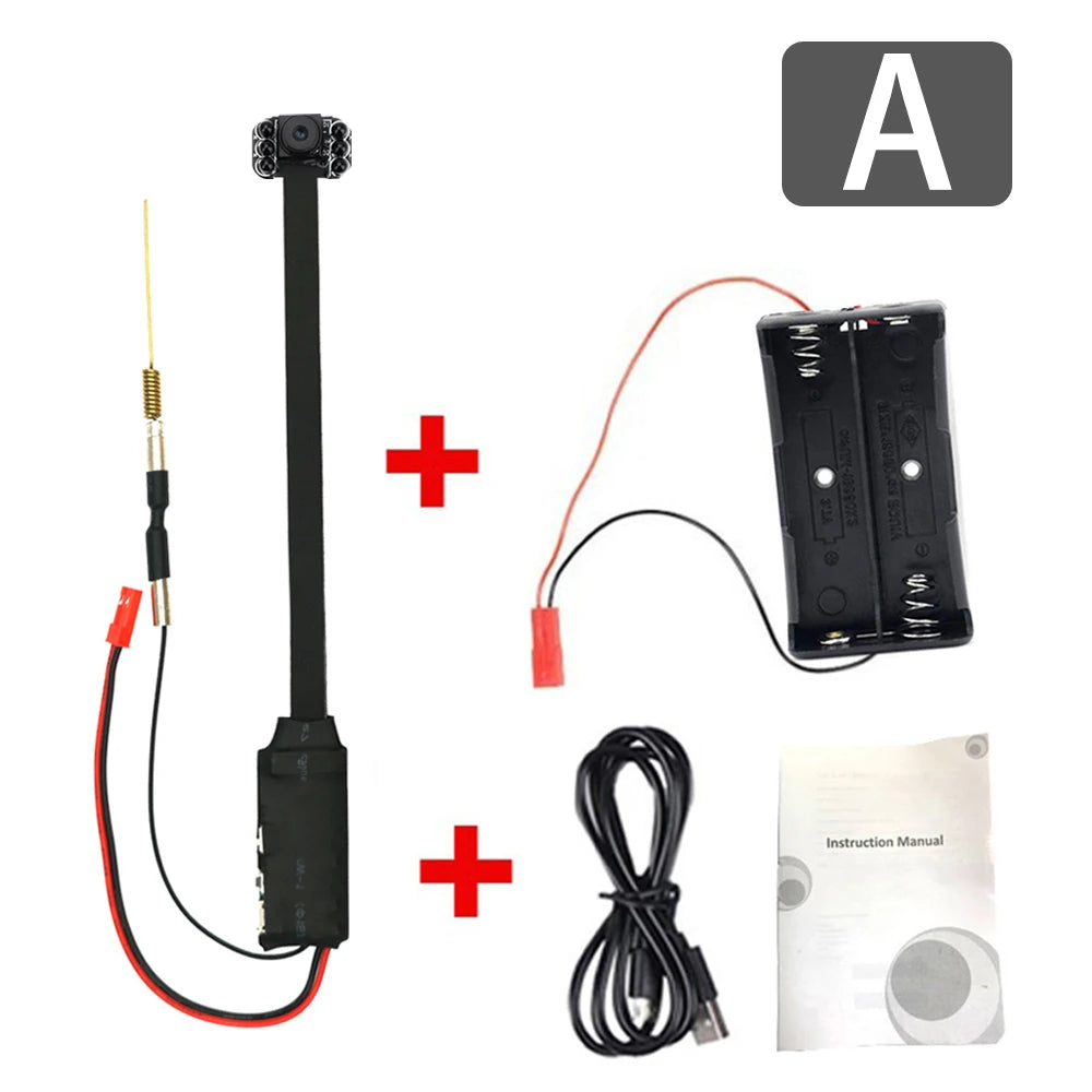 1080P Mini Wifi Camera 4K HD Camera APP Remote Monitoring Home Security Camcorder DIY Portable Infrared Night Vision Min Camera