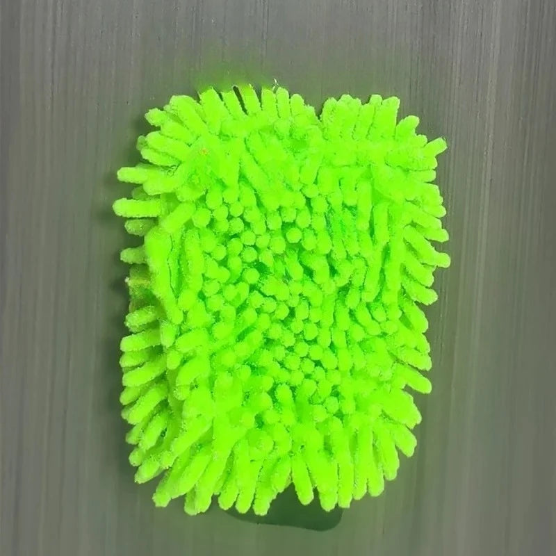 Electric Bicycle Car Cleaning Microfiber, 1/2-Piece Set Scratch Free and Lint Free, High-Quality Lint Microfiber Car Wash Gloves