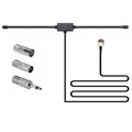 Fm Dipole Antenna for Stereo Receiver 75ω Car Fm Tv Radio Station F Female to Tv3.5 Mono Fm Antenna A1m1