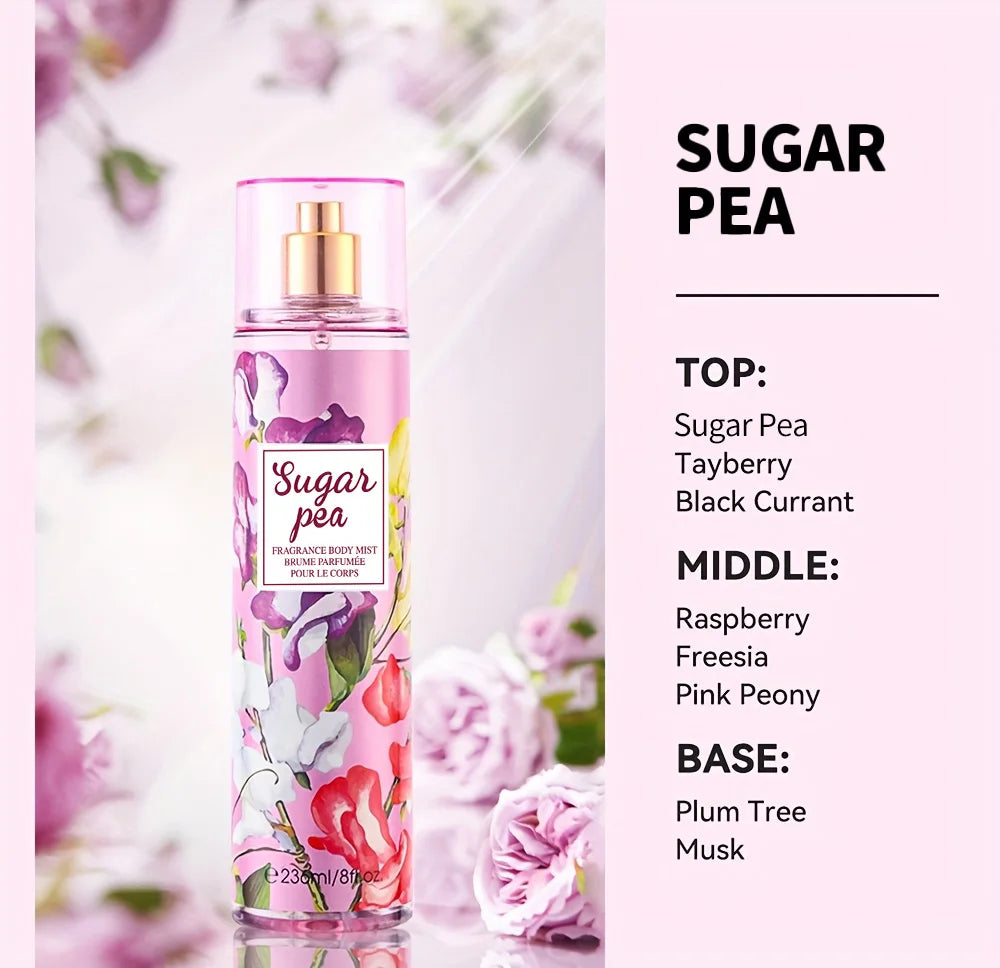 8 Fl.oz/236ml Hair & Body Mist for Women, Floral Fragrance Mist, Fresh Body Spray, Long-Lasting Perfume, Perfect for Daily Use
