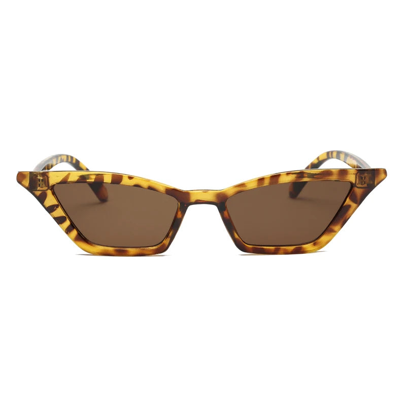 Protective Glasses Cat Eye Sunglasses Women Narrow Frame Design Sun Glasses Multi Color Frames Shades Ladies Sunglass UV400