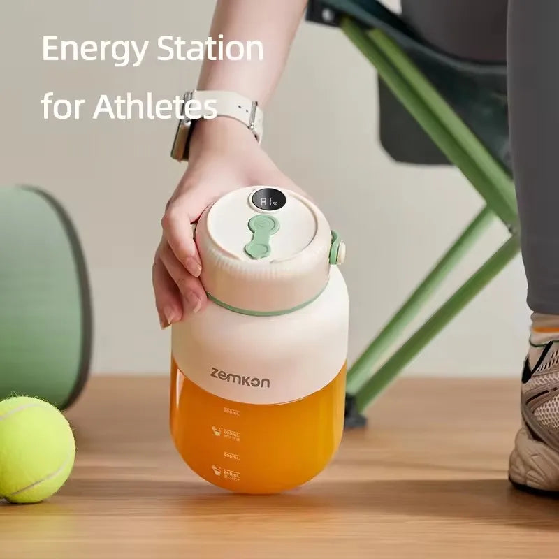 1100ML Portable Juicer Fresh Fruit Mixer 26 Blades USB Rechargeable Multifunctional Juicer Ice Crusher Smoothie Blender For Home