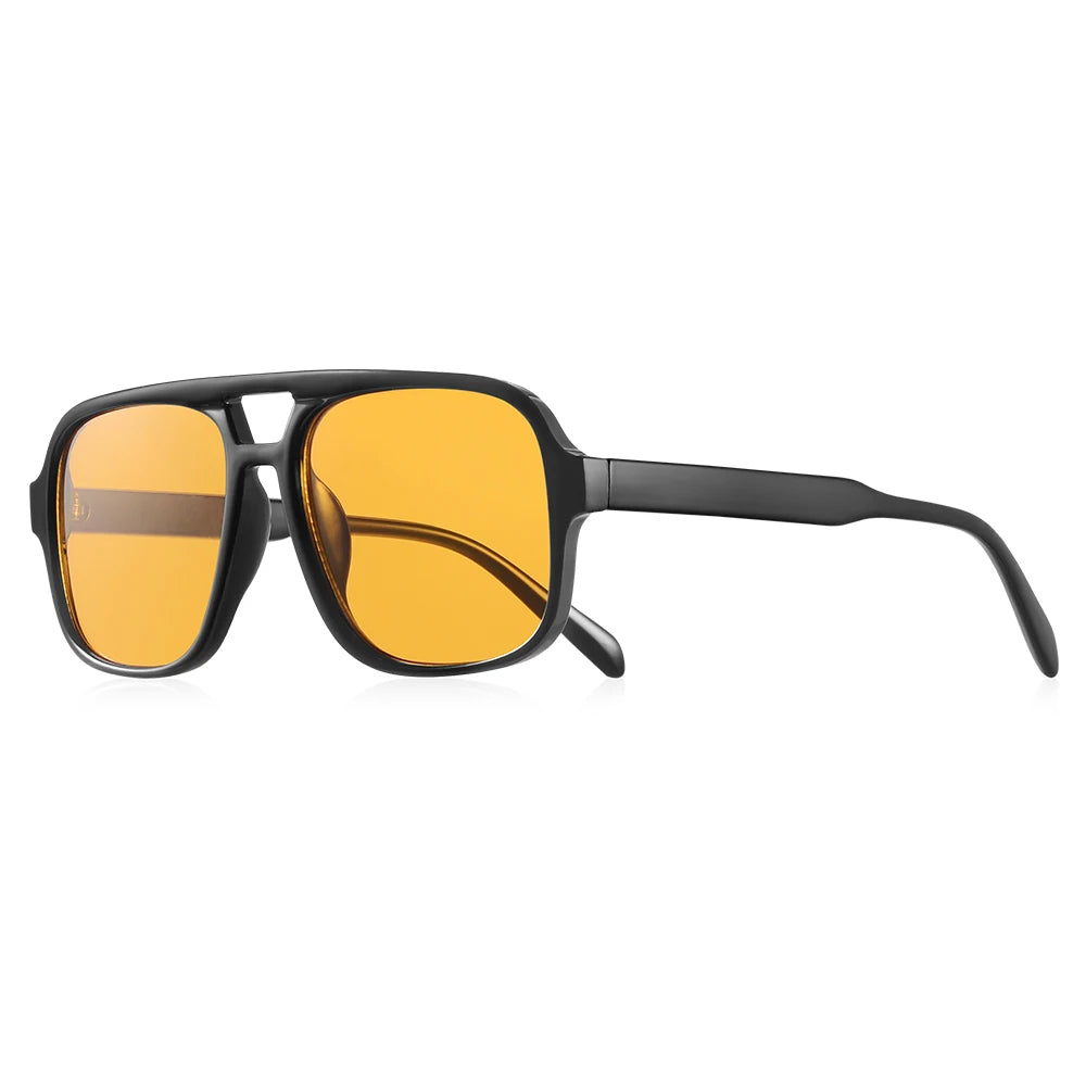 CRIXALIS Night Vision Glasses Men Women Anti Glare Night Driving Glasses Yellow Lens Driving Runnning Anti-reflective UV400
