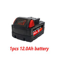 6.0Ah/9.0Ah/12.0Ah For Milwaukee M18 18V Replacement For Milwaukee M18B5 XC Li-ion battery 48-11-1815 2604-20 48-11-1850 charger