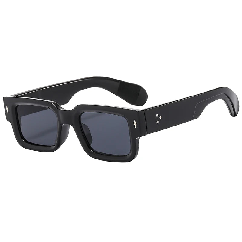 New Men's Personality Minimalist Style Sunglasses Fashion Cool Retro Rectangle Glasses Oculos De Sol Femino
