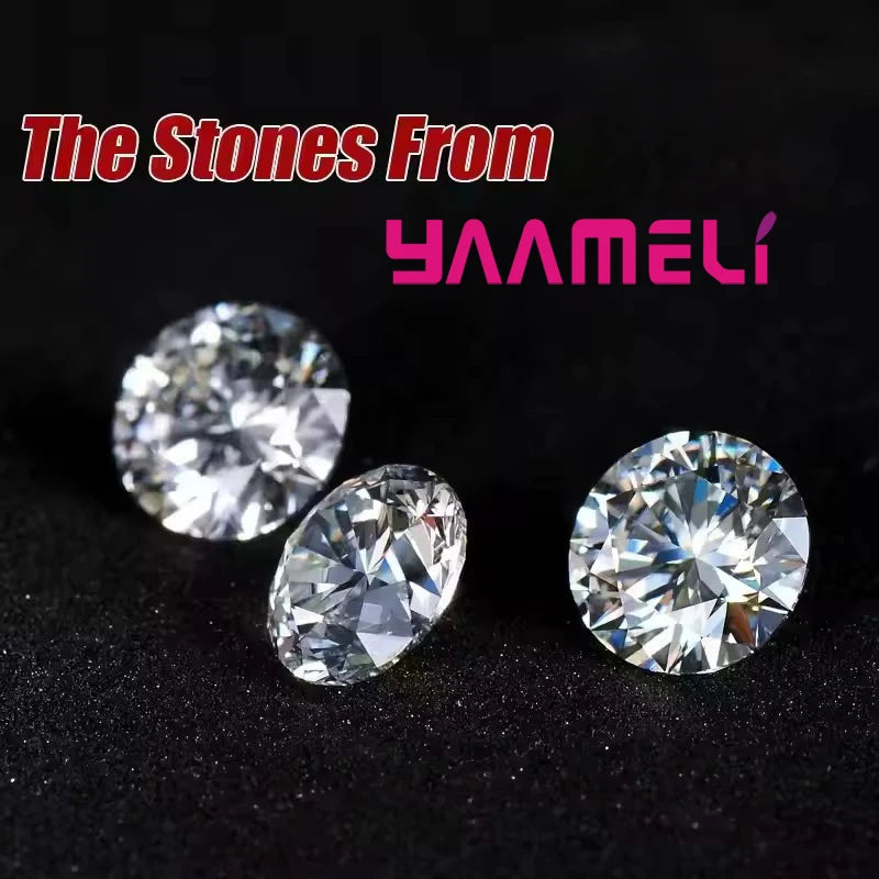 Hot Sale 925 Sterling Silver Color 3 CZ Stone Prong Setting Band Rings for Men Women Wedding Engagement Jewelry