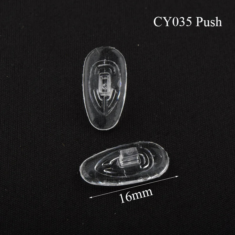 2000pcs Wholesale Eyeglasses Glasses Silicone nose pads various types & sizes eyewear nose pad part oval round