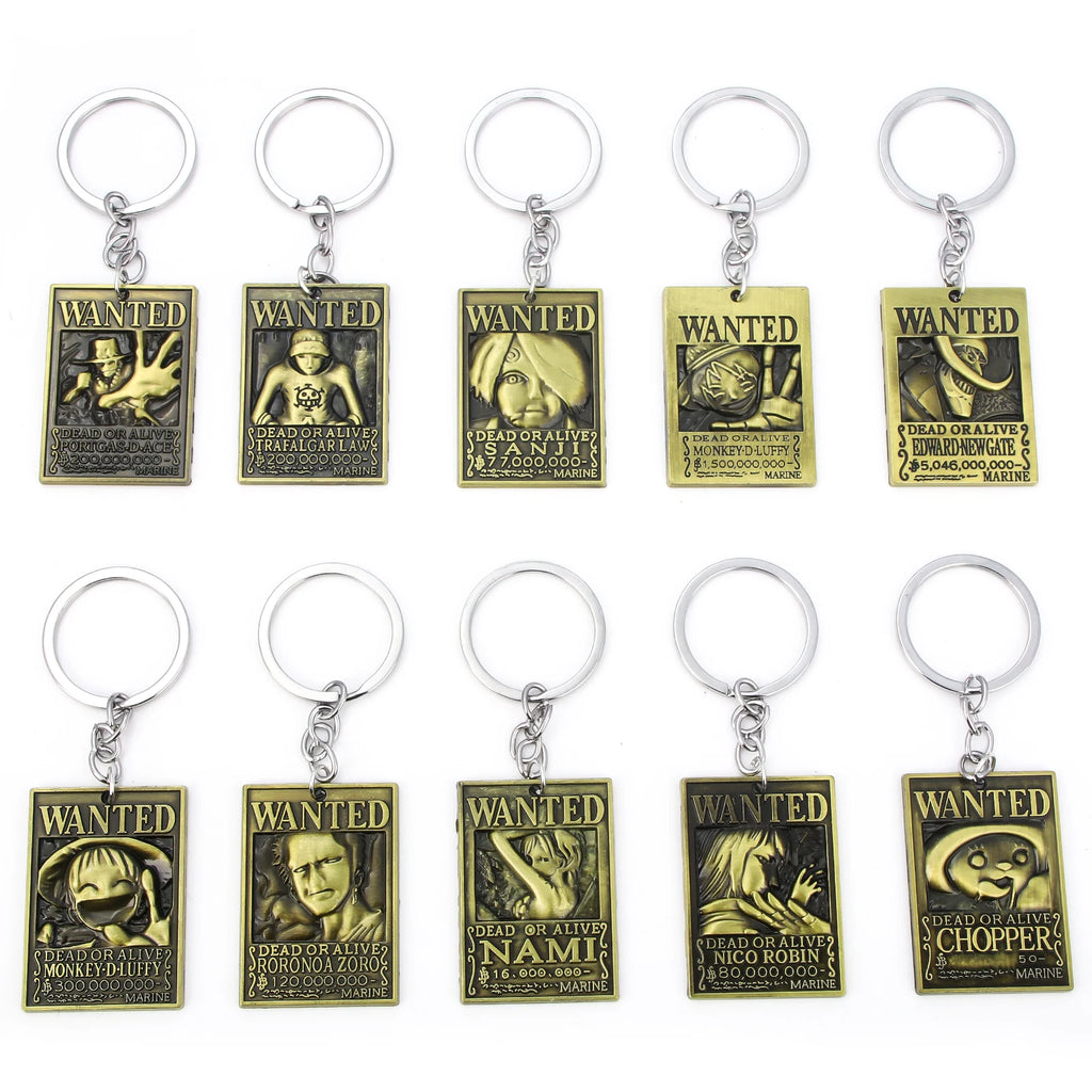 One Piece Luffy Straw Hat Keychain Rotatable Zoro Skull Metal Pendant Role-Playing Decorative Accessories Fan Jewelry Gift