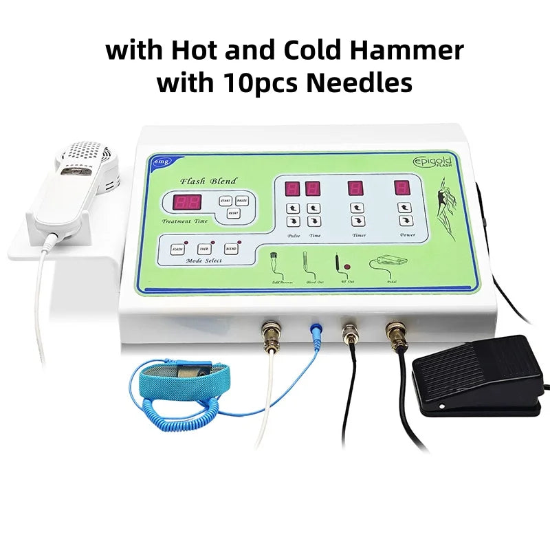2 in 1 Electrolysis Hair Removal Machine Painless Permanent Hair Remove Machine for Women Men Bikini Body Home Salon Use