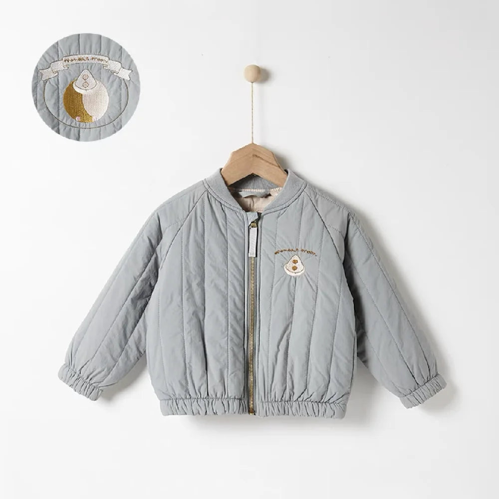 1-6Y Kids Clothing Spring Thickened Down Cotton Girl Jacket Baby Children Warm Coat Toddler Kids Outwear Children Clothes Winter