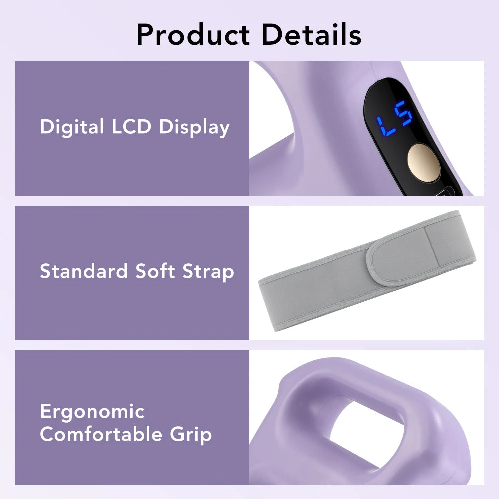 Electric Full-Body Fascia Ring Portable Vibration Fascia Massager Fat Burning Body Weight Loss Deep Tissue Muscle Relief & Relax