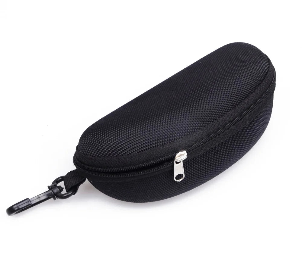 Portable EVA Glasses Case with Carabiner Hook Colorful Sunglasses Hard Case Zipper Eyeglasses Protector Box Holder New 2026