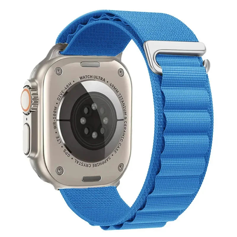 Alpine Loop Strap For Apple Watch Ultra 3 Band 49mm 11 10 9 8 7 46mm 42mm 45mm 41mm Nylon Sport Bracelet iWatch 6 5 SE 44mm Belt