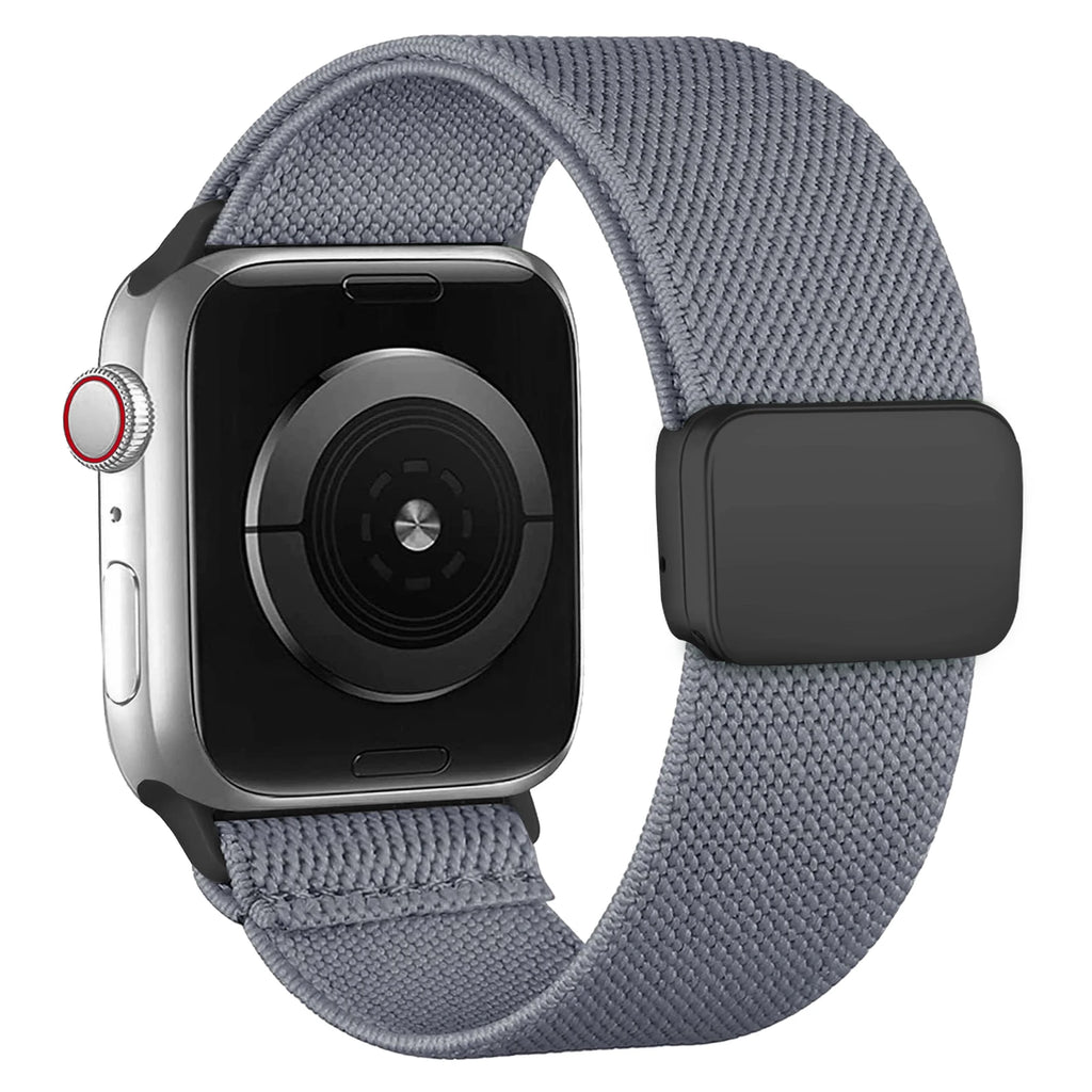 Magnetic Loop For Apple Watch Band 40mm 44mm 45mm 49mm 41mm 38mm Nylon sport bracelet iwatch ultra 3 2 Series 11 10 9 8 se strap