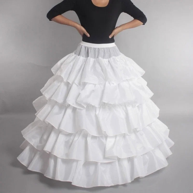 Petticoat Crinoline Slips Hoop Skirt Vintage Underskirt for Gown Dress