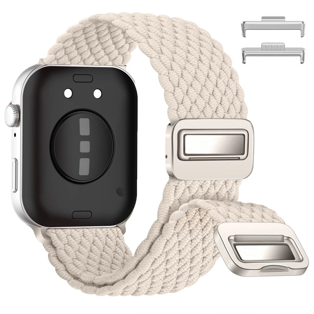 Magnetic Buckle Strap for Huawei Watch Fit 3/4/4 Pro Nylon Loop Bracelet Correa for Huawei Watch Fit 5/Fit 5 Pro Smart Wristband