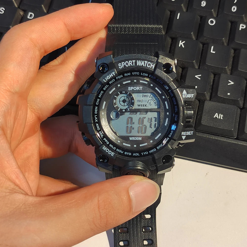 Men's LED Digital Watches Luminous Fashion Sport Waterproof Watches For Man Kids Teen Date Army Military Clock Relogio Masculino