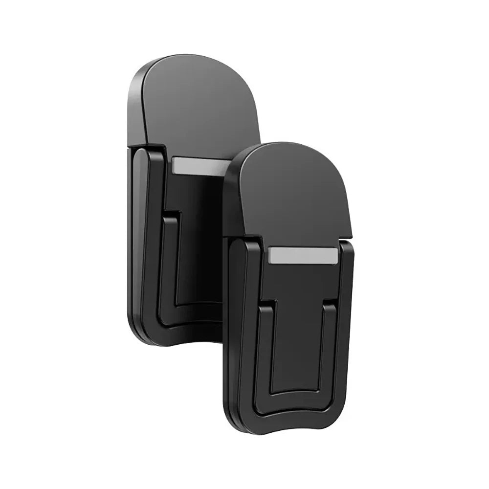 2PCS Mini Foldable Laptop Stand Portable Computer Keyboard Riser with 2 Adjustable Angles Self-Adhesive Invisible Notebook Stand