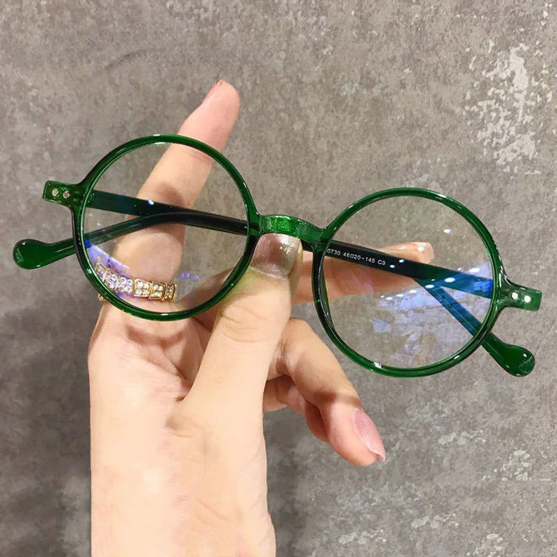 Round Reading Glasses Ultralight Small Frame Presbyopic Eyeglasses Blocking Blue Light Hyperopia Eyewear +1.0..+4.0 Gafas