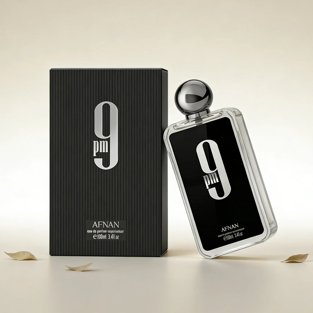 Afnan 9pm Men's Eau De Parfum 3.4oz, Rich Woody & Spicy Scent, Long-Lasting Masculine Fragrance