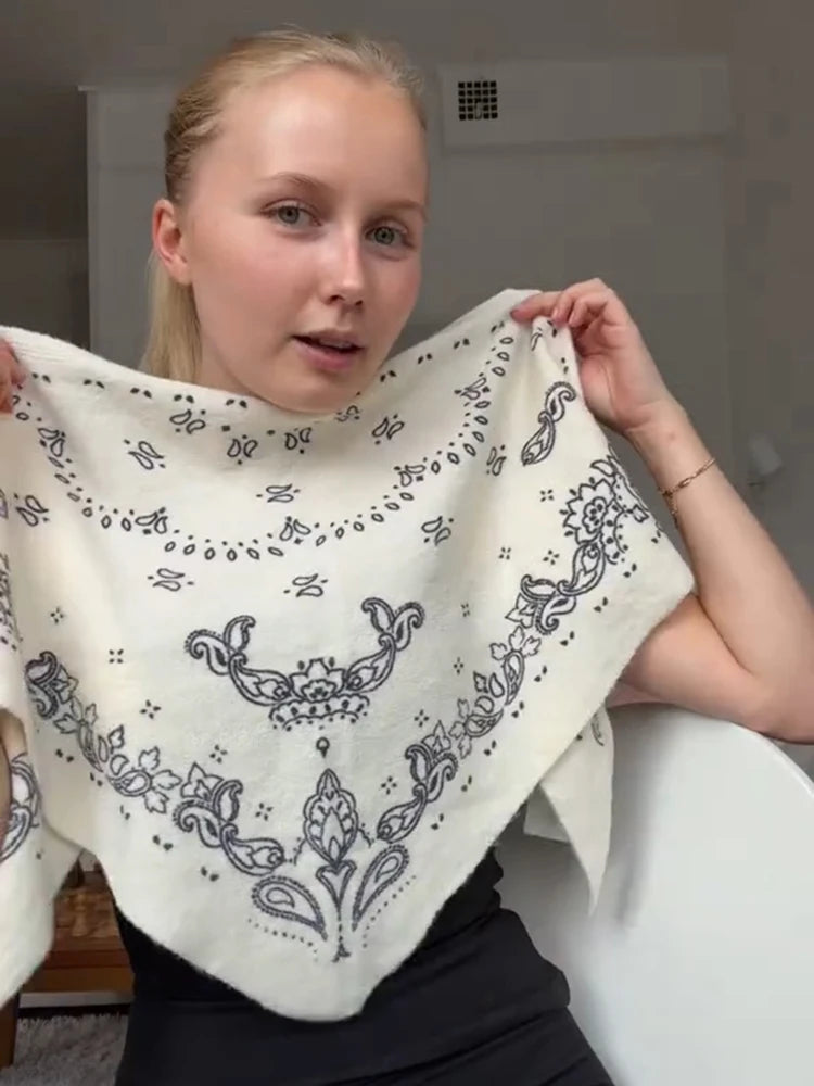 Vintage Women Paisley Printed Scarf Autumn Winter Soft Warm Long Shawl 2026 Fashion Casual Daily Outdoor Chic Neck Wrap Scarves