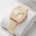 Luxury Women Square Quartz Watch Silicone Band Arabic Dial Ladies Casual Wrist Watches Relogio Feminino（Without Box）