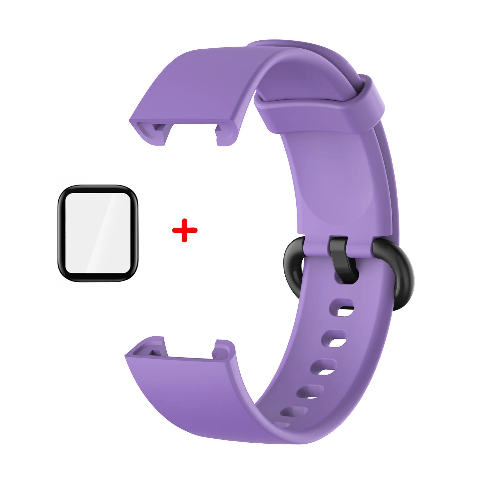 Silicone Straps for Redmi Watch 2 Lite Poco Watch Replacement watchband Bracelet for Xiaomi Watch Lite With Screen Protector