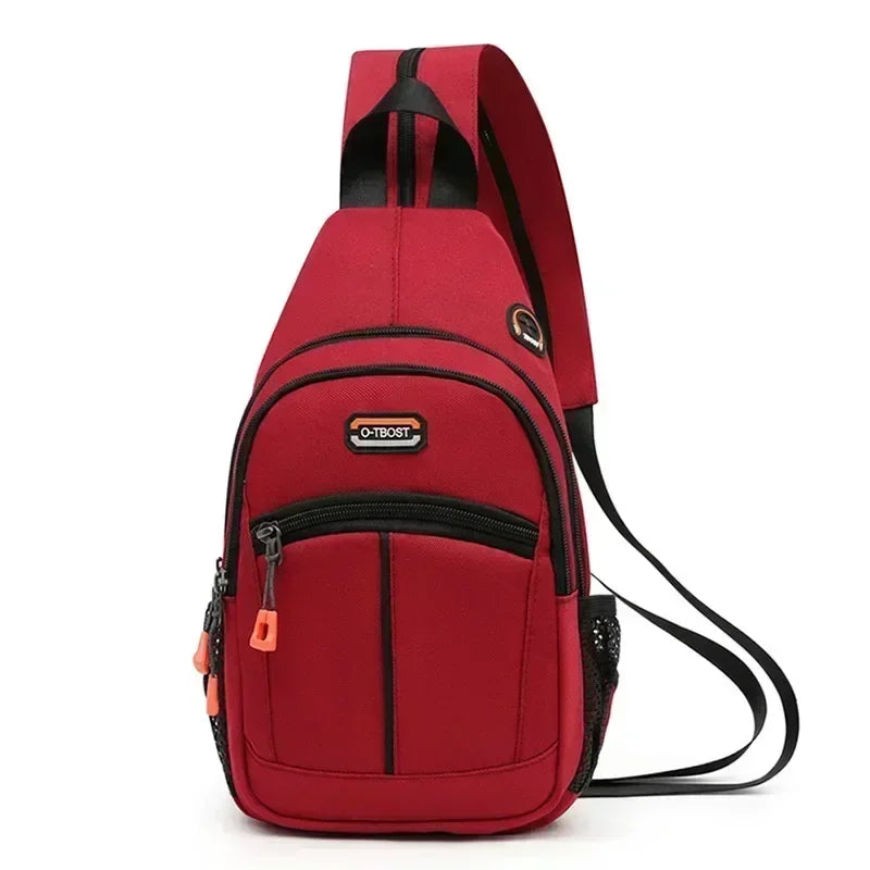 Women Mini Backpack Small Chest Bag Oxford Cloth Waterproof Fashion Messenger Bag Female Sports Bag Travel Bagpack Crossbody Bag
