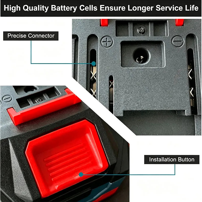 21V 12Ah Lithium Ion Battery Pack Replacement for Makita 18V LXT Cordless Tools Battery, Fits DDF487 BL1830 BL1850