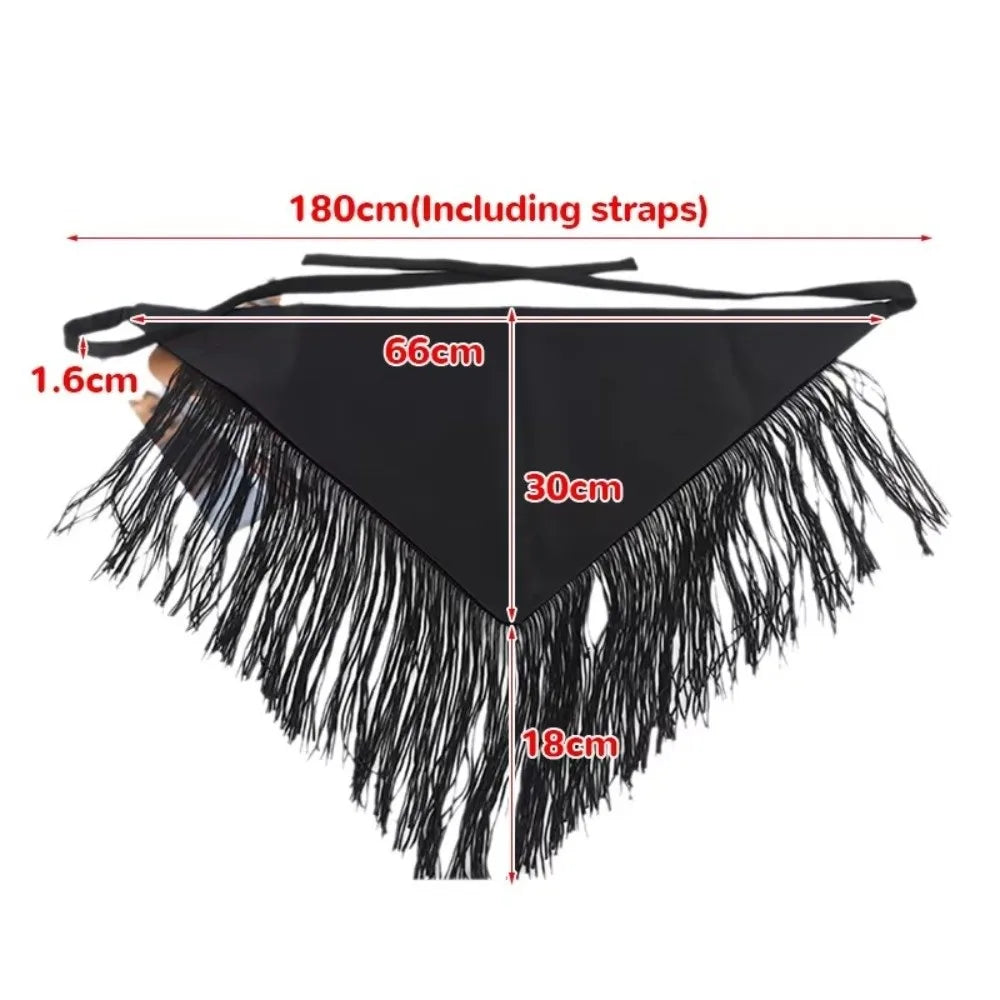 Fashion Retro Women Waistband Tassel Triangle Wide Waist Belt Shirt Dress Coat Decor Accessories Corset Belt