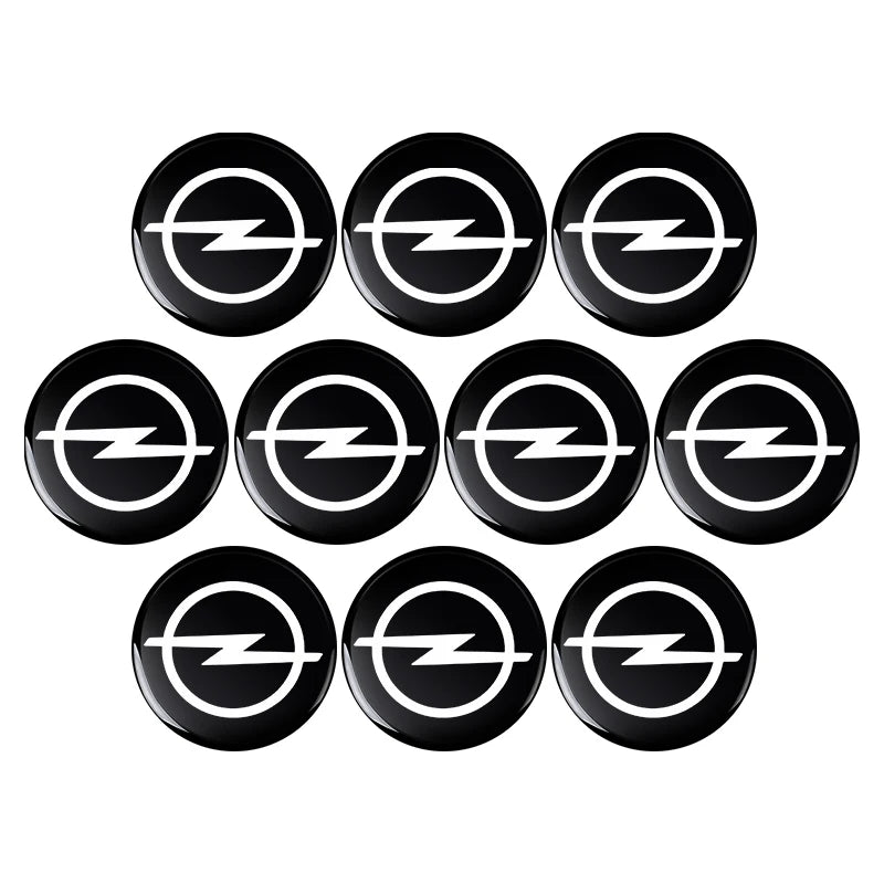 New metal 14mm Opel Car Remote Key Fob Emblem Badge Radio button Sticker Replacement for Astra Mokka Insignia Zafira Corsa Tigra